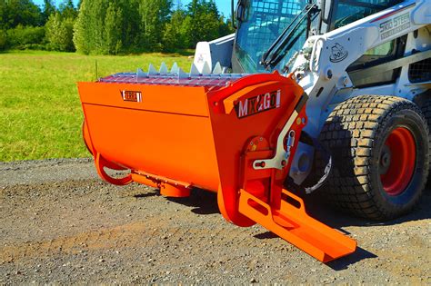 skid steer mounted feed mixer|bobcat concrete mixer for sale.